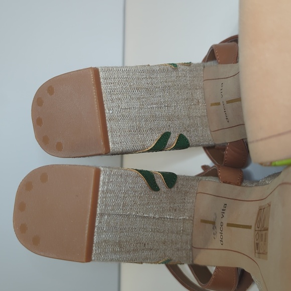 Dolce Vita Lando Platform Chunky Heel Sandals Size 8.5 - Picture 10 of 11